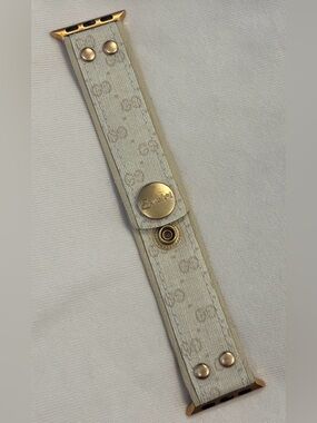 Spark*L upcycled Gucci micro GG Apple Watch Band